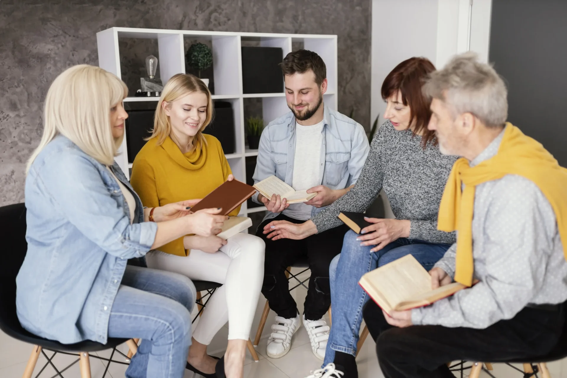 Parents connecting meaningfully in village circle